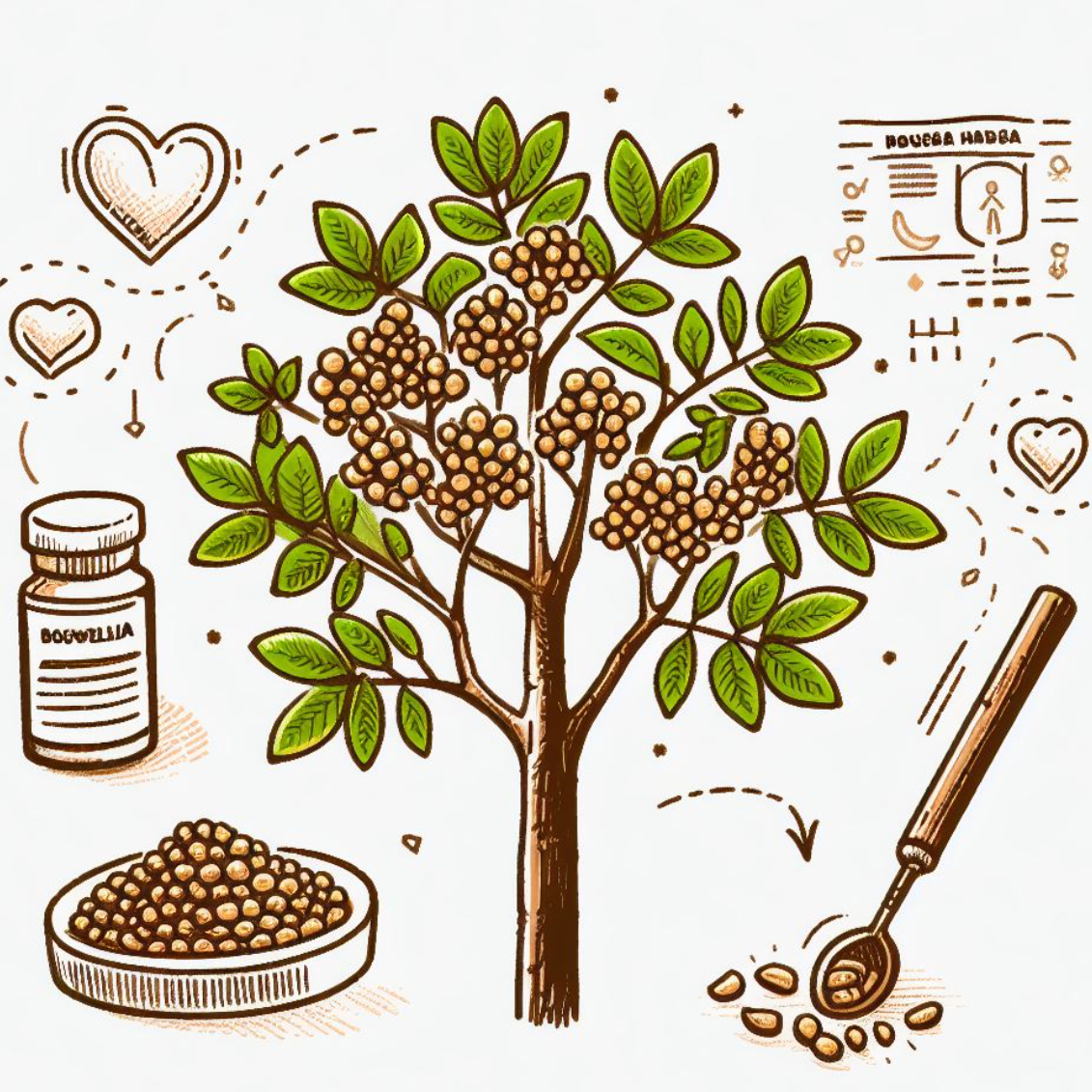 보스웰리아 유향 나무 건강