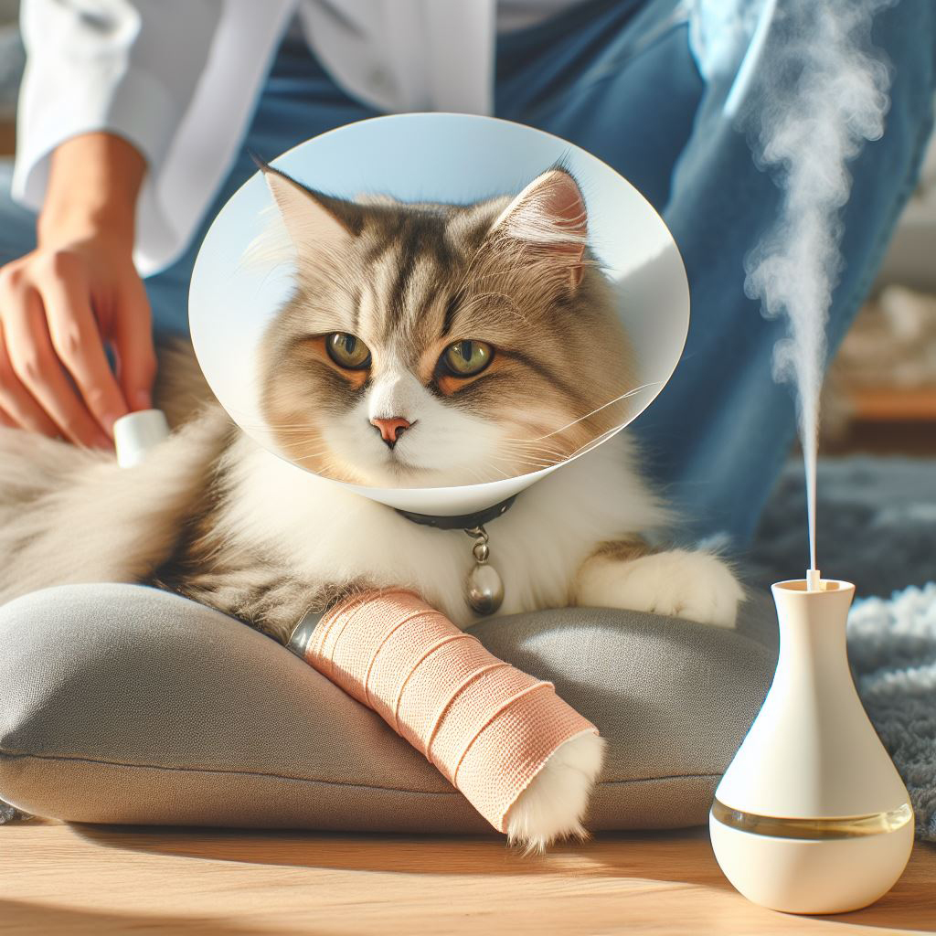 고양이의 상처와 스트레스를 치유하는 에센셜 오일