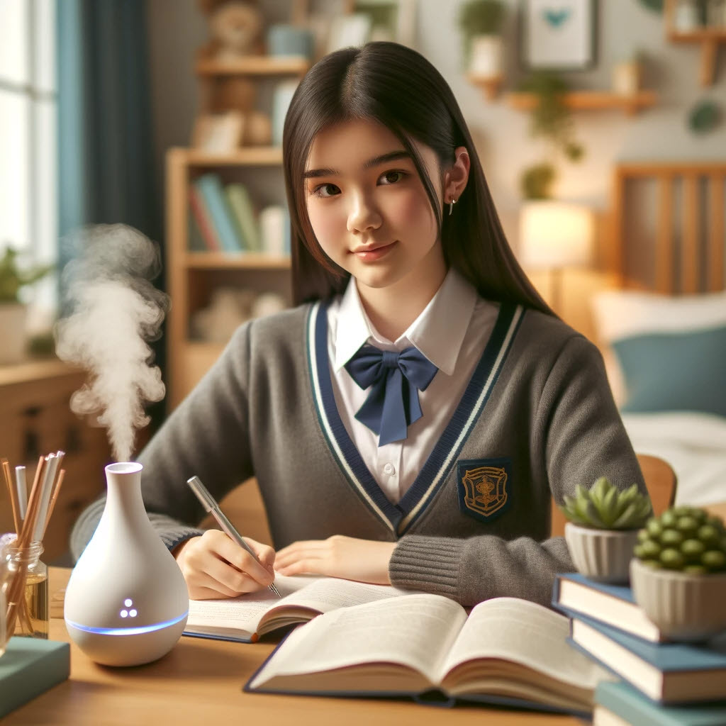 수험생 아로마테라피 에센셜오일 집중력 강화 공부 시험