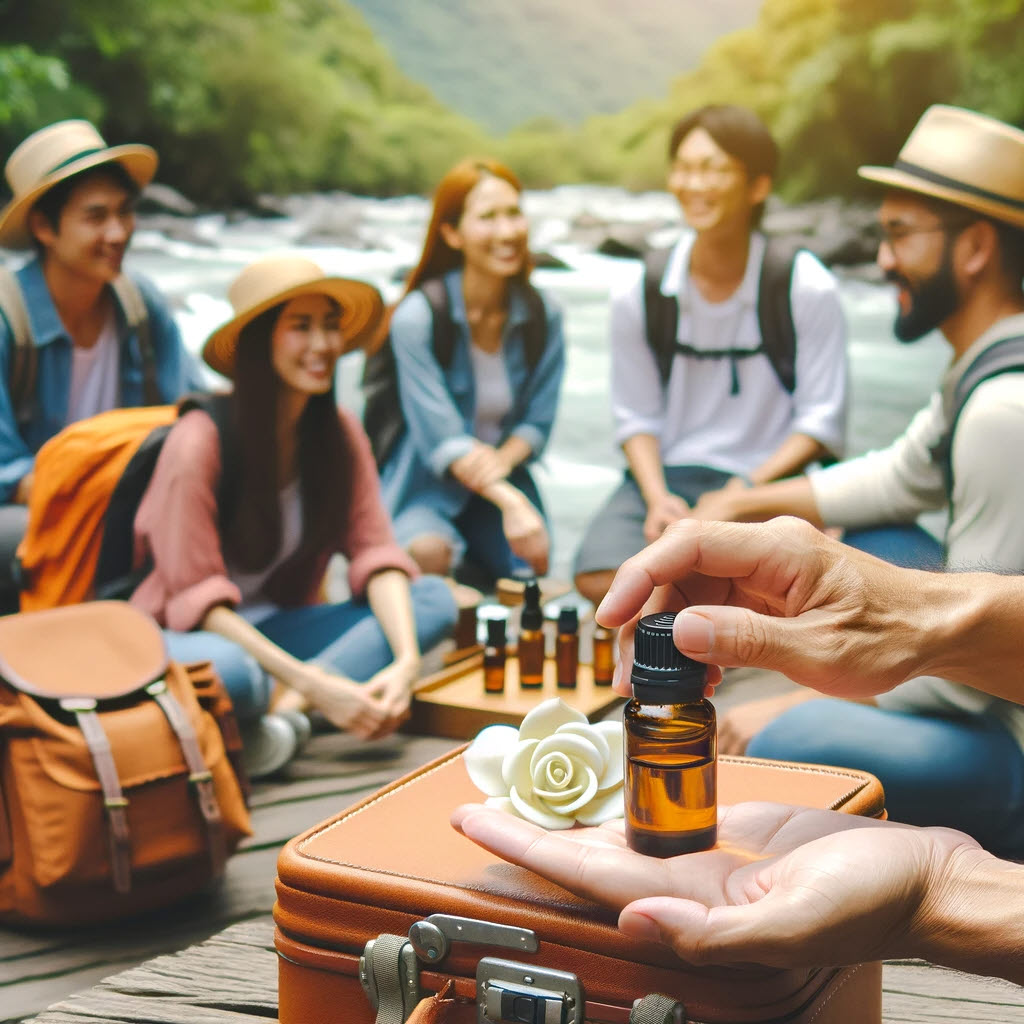 여행 에센셜오일 여행자 편안함 여행 가이드