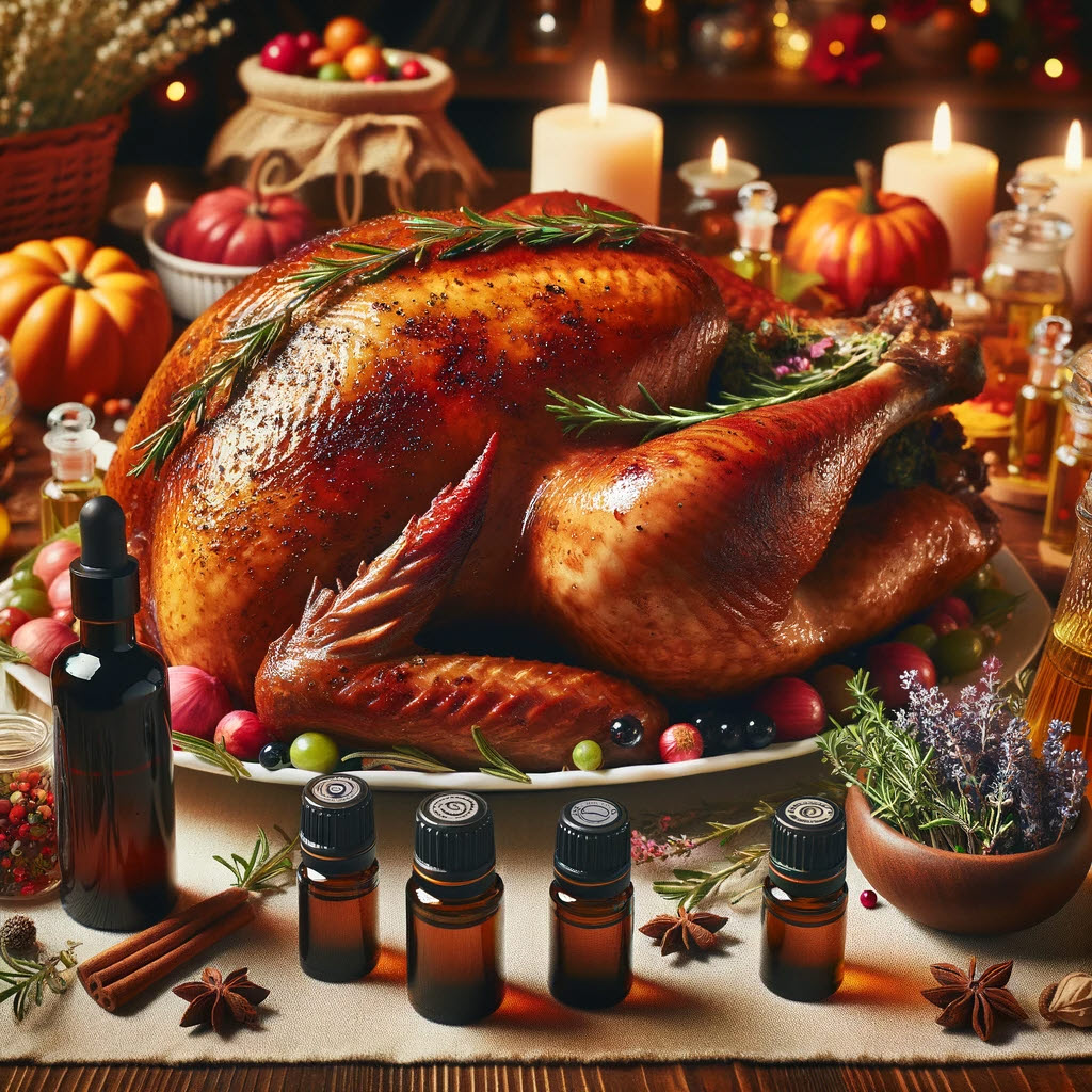 추수감사절 조리 칠면조 에센셜오일