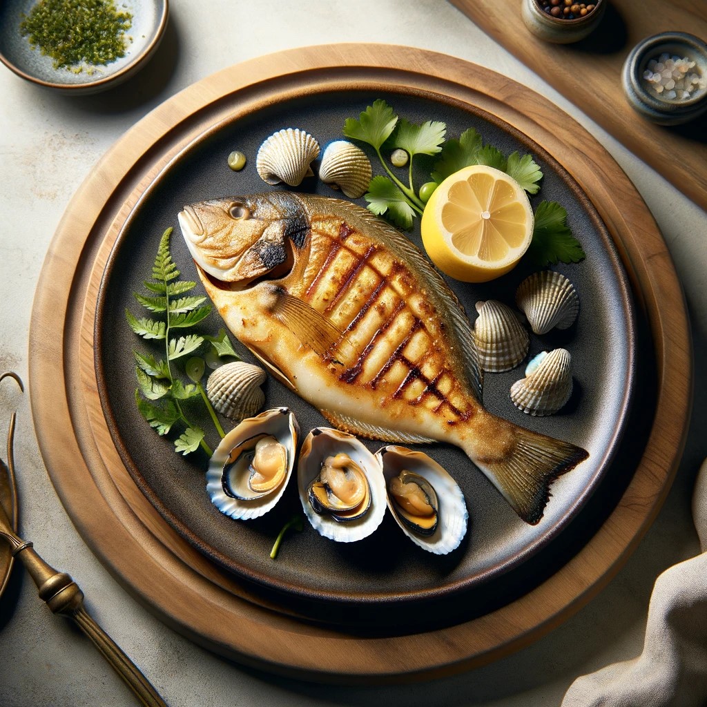 생선구이, 에센셜 오일, 레시피, 미식