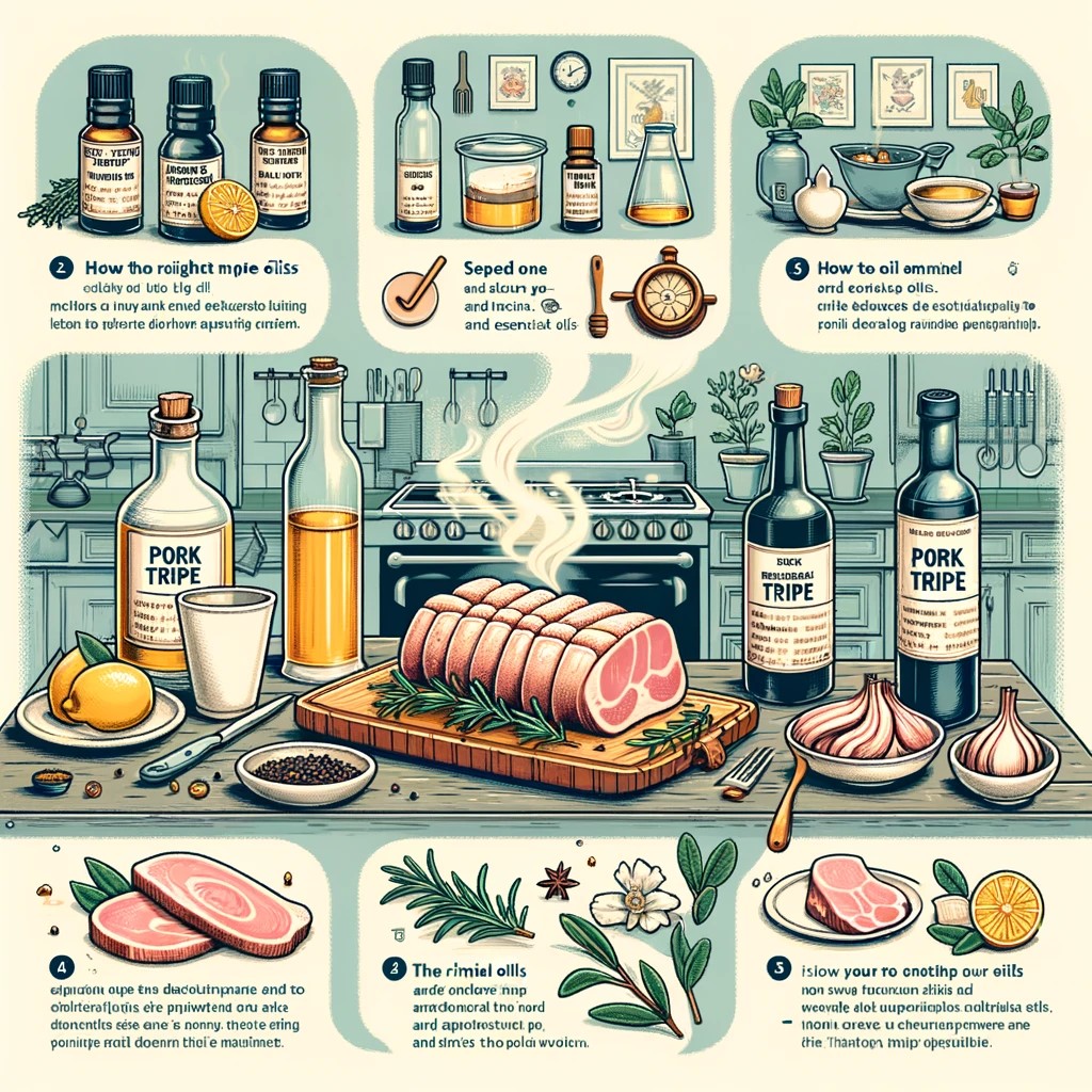 돼지곱창요리, 에센셜오일, 잡내제거, 요리팁