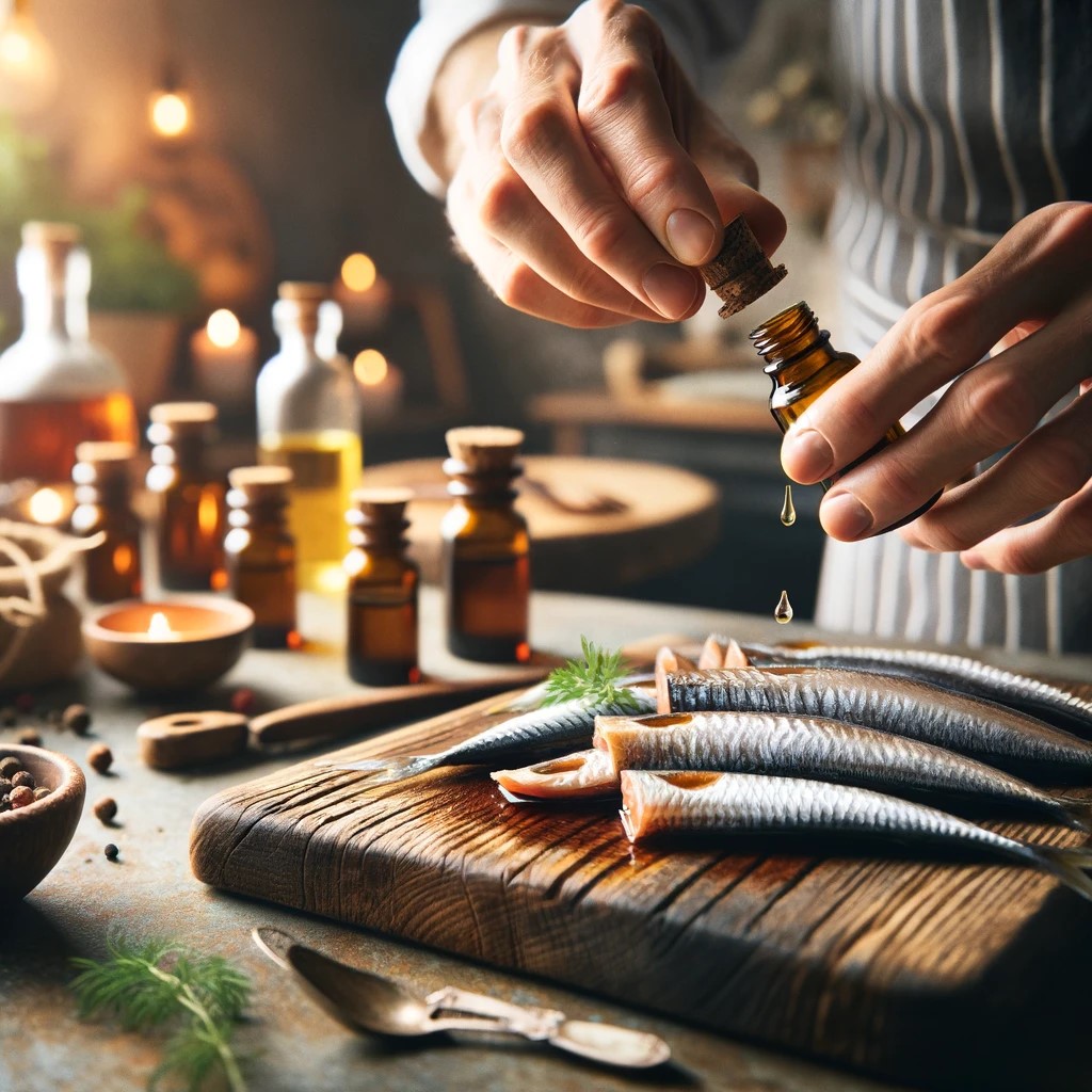 훈제청어, 에센셜오일, 건강요리, 향기로운요리